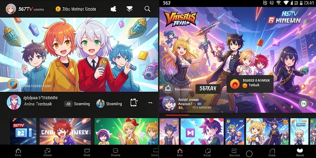 Screenshot gameplay menampilkan koleksi anime yang beragam dan menarik.