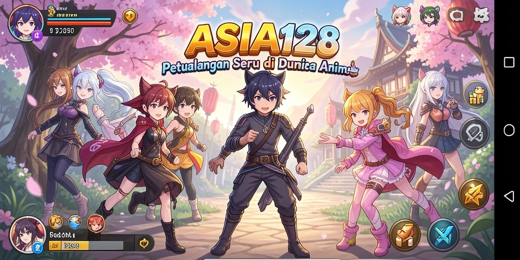 Screenshot menggambarkan gameplay seru di dunia Anime.