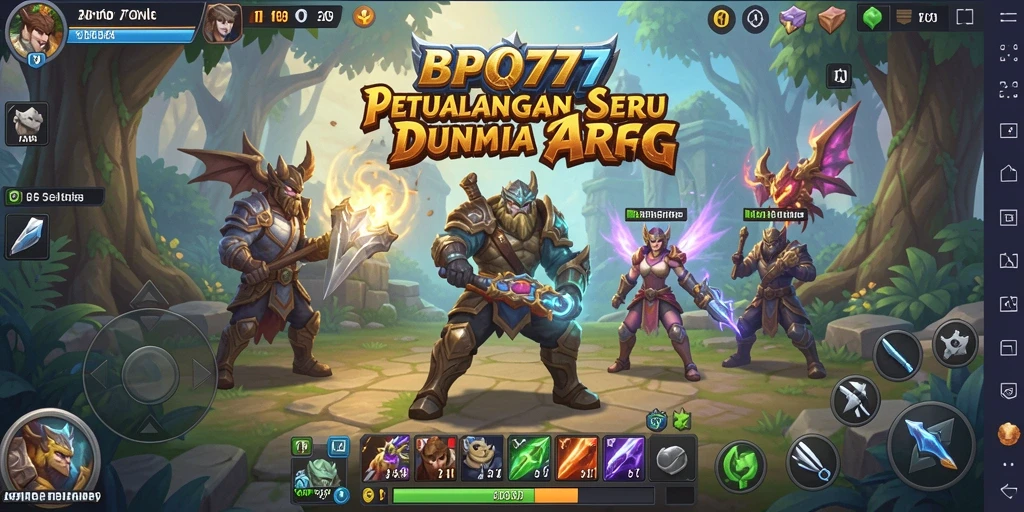 Gameplay seru BPO777 yang menampilkan pertempuran dinamis dan aksi seru.