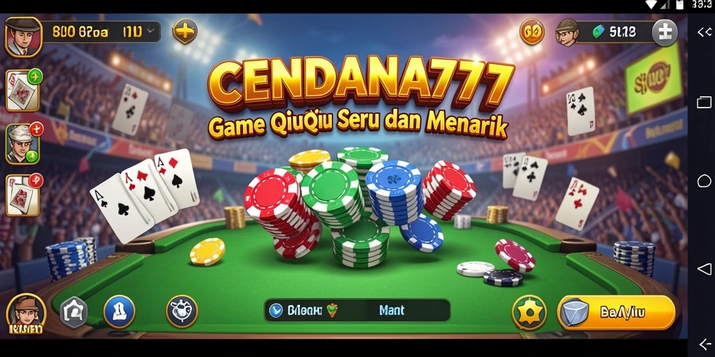 Tampilan gameplay seru dari CENDANA777 yang mencerminkan QiuQiu.