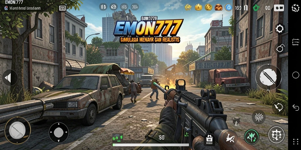 Screenshot EMON777 menampilkan aksi gameplay simulation yang seru.