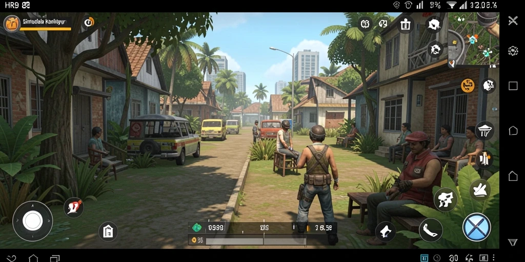 Tangkapan layar utama HR89 menampilkan momen mendebarkan dalam gameplay Simulation.