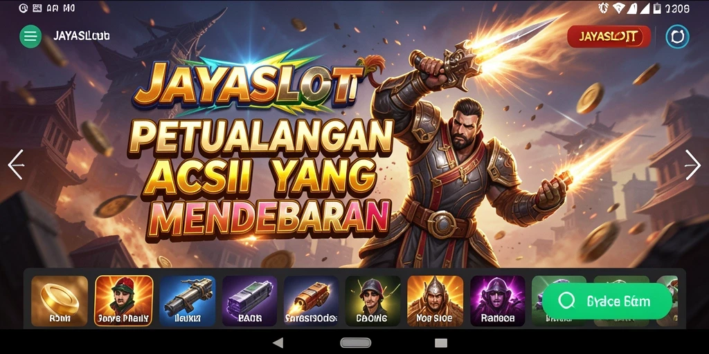 Gameplay menegangkan di JAYASLOT dengan aksi yang seru.