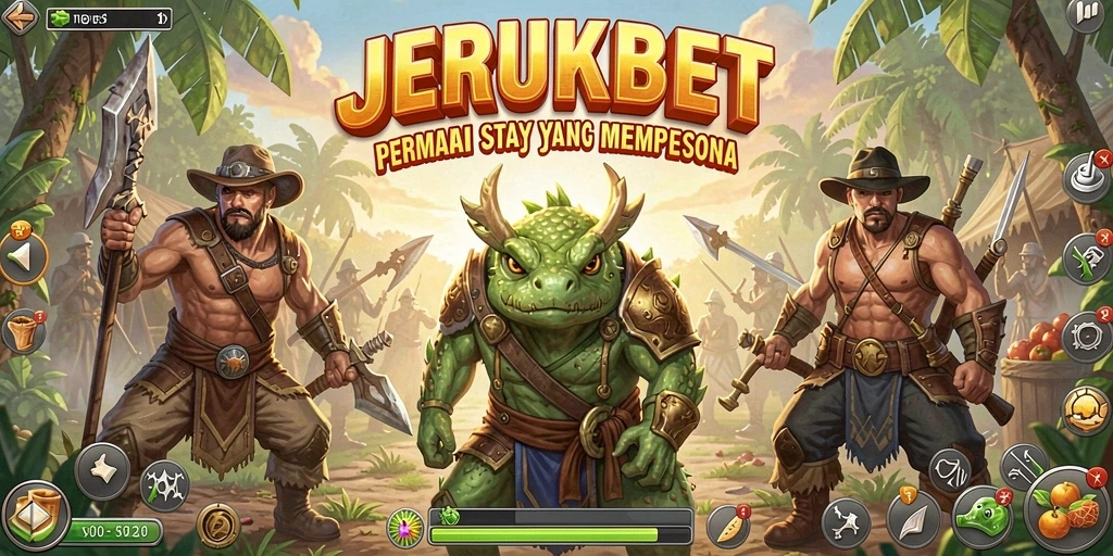 Tampilan gameplay seru dari JERUKBET yang menuntut strategi.