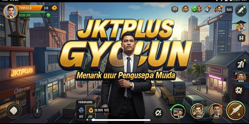 Tampilan gameplay JKTPLUS yang seru dan mendidik.