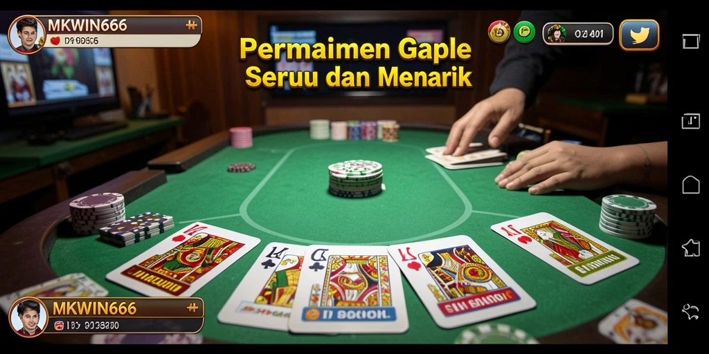 Tampilan gameplay seru di MKWIN666 dengan teman-teman.