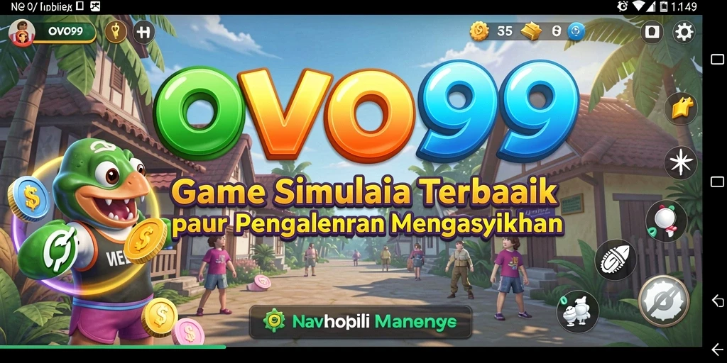 Tampilan gameplay OVO99 yang menakjubkan dalam dunia simulasi.