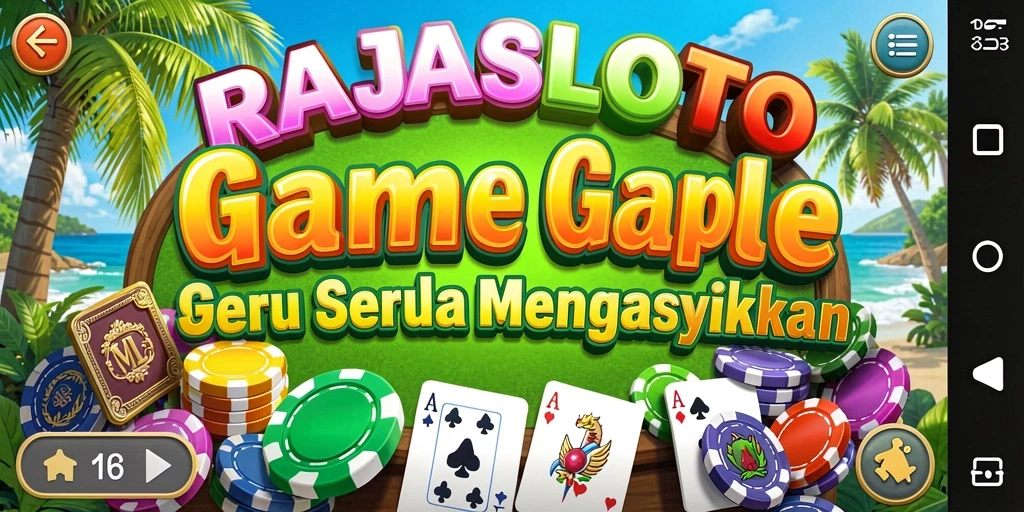 Tampilan gameplay seru di RAJASLOTO saat bermain Gaple.